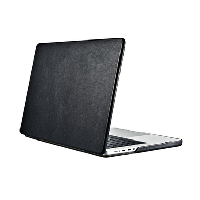 Кожаный чехол-накладка iCarer Microfiber Slim Series for MacBook Pro 14 (2021 | 2023) M1 | M2 | M3 - Black, цена | Фото