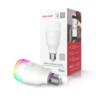 Розумна лампа Yeelight Smart LED Bulb (Color) with Voice Control, ціна | Фото
