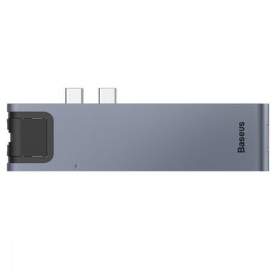 USB-Хаб Baseus Thunderbolt C 7-in-1 - Gray (CAHUB-L0G), цена | Фото