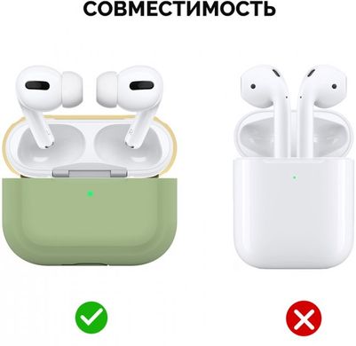 Чохол MIC Two Color Silicone Case for Apple AirPods Pro - Lavender/Pink, ціна | Фото