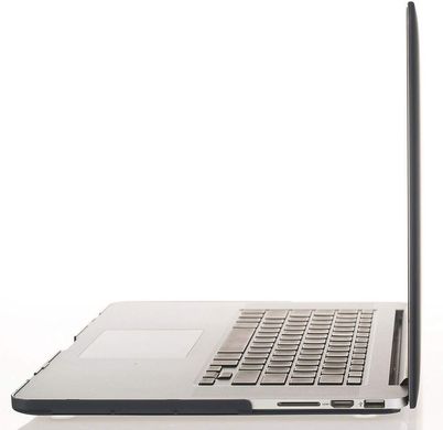Пластиковий матовий чохол-накладка STR Matte Hard Shell Case for MacBook Pro Retina 13 (2012-2015) - Black, ціна | Фото