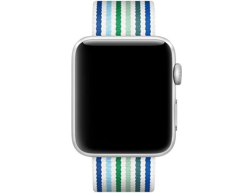 Ремінець STR Woven Nylon Band for Apple Watch 42/44 mm - Orange Stripe, ціна | Фото