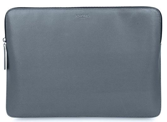 Папка Knomo Geometric Embossed Laptop Sleeve Silver for Macbook 12" (KN-14-209-SIL), ціна | Фото