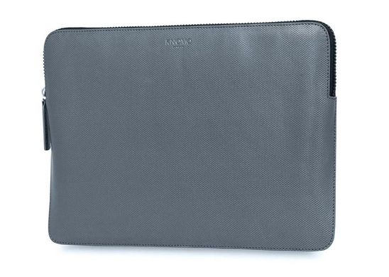 Папка Knomo Geometric Embossed Laptop Sleeve Silver for Macbook 12" (KN-14-209-SIL), ціна | Фото
