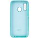 Чехол Silicone Cover Full Protective (AA) для Samsung Galaxy A40 (A405F) - Бирюзовый / Light blue, цена | Фото 2