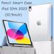 Силіконовий чохол-книжка з тримачем для стілуса STR Air Protection Case for iPad 10th Gen 10.9 (2022) - Black, ціна | Фото 2