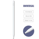 Стилус для iPad/Android/Windows Tablet STR Universal Stylus - White, ціна | Фото 4