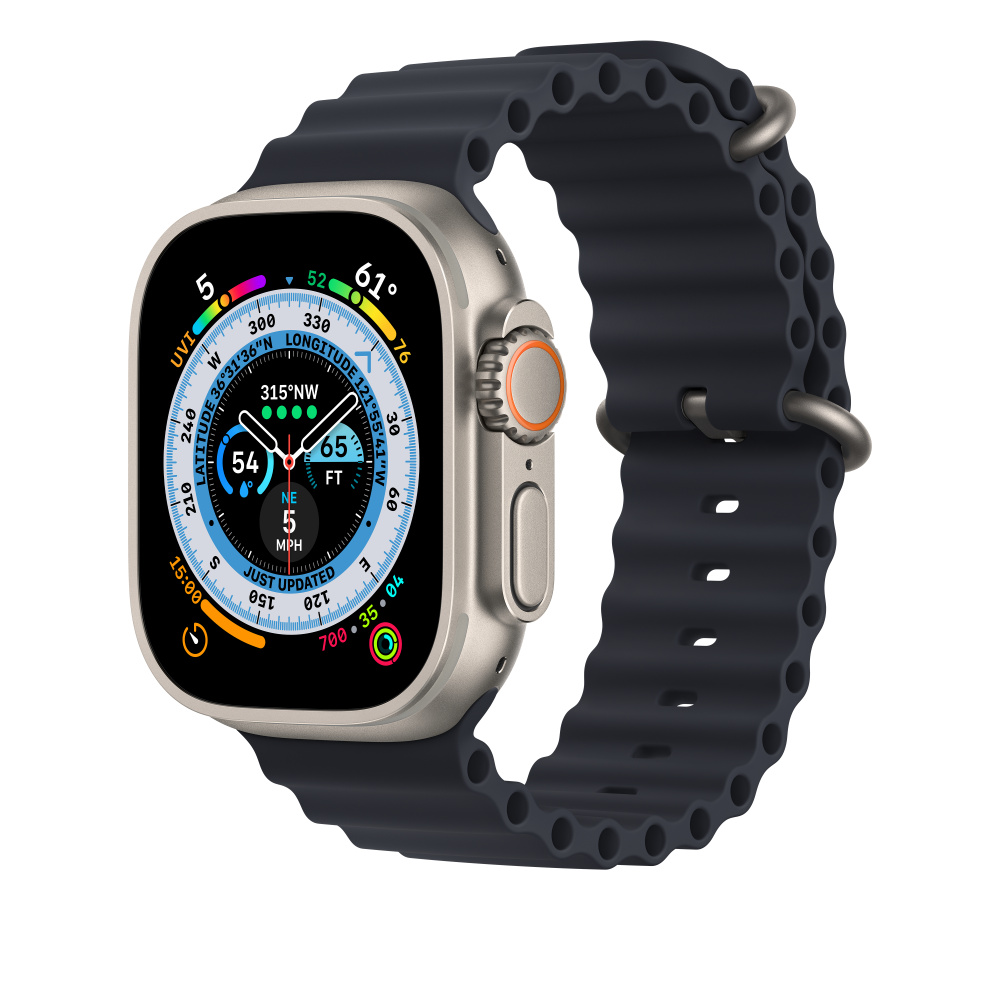 Силіконовий ремінець STR Ocean Band для Apple Watch 49/42/44/45 mm