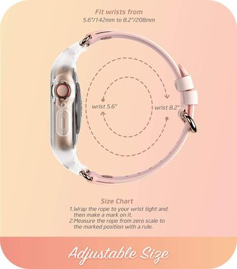 Ремінець з чохлом i-Blason Cosmo Wristband Case for Apple Watch 4/5/6/SE (44mm) - Marble (IBL-AW44-COS-M), ціна | Фото