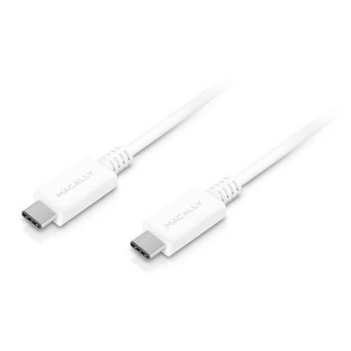 Cинхро-зарядний кабель Macally USB-C 3.1 to USB-C длиной 90 cm, ціна | Фото
