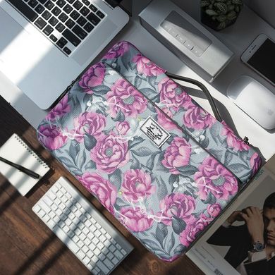 Чехол-сумка tomtoc Laptop Briefcase for MacBook Air / Pro 13 - Skeleton & Peony (A14-C029), цена | Фото