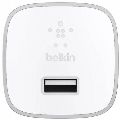 Сетевое зарядное устройство Belkin Home Quick Charger (18W) USB 3.0A, USB-C, 1.2m, silver, цена | Фото