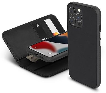 Чохол-книжка Moshi Overture Case with Detachable Magnetic Wallet for iPhone 13 Pro - Luna Pink (99MO133303), ціна | Фото