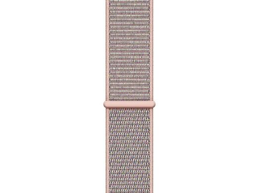 Apple Watch Series 4 (GPS) 40mm Gold Aluminum w. Pink Sand Sport Loop (MU692), цена | Фото