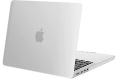 Пластиковый матовый чехол-накладка STR Matte Hard Shell Case for MacBook Pro 14 (2021) - Frost, цена | Фото