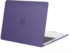 Пластиковый матовый чехол-накладка STR Matte Cream Hard Shell Case for MacBook Air 13.6 (2022) M2 - Black, цена | Фото
