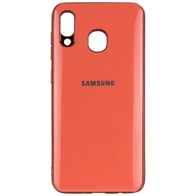 TPU чохол GLOSSY LOGO для Samsung Galaxy A20 / A30 - Коралловый, ціна | Фото