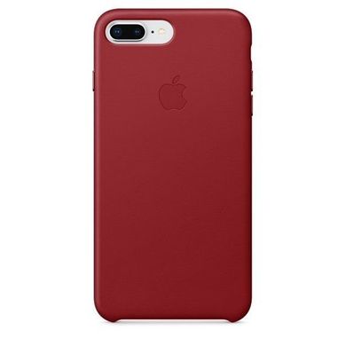 Шкіряний чохол Apple iPhone 8/7 Plus Leather Case - Bright Orange (MRGD2), ціна | Фото