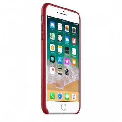 Шкіряний чохол Apple iPhone 8/7 Plus Leather Case - Bright Orange (MRGD2), ціна | Фото