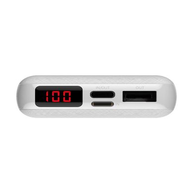 Портативный аккумулятор Baseus Mini S Digital Display Powerbank 10000mAh PD Edition White (PPALL-XF02), цена | Фото