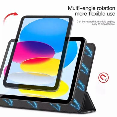 Магнітний силіконовий чохол-книжка STR Buckles Magnetic Case for iPad 10th Gen 10.9 (2022) - Black, ціна | Фото
