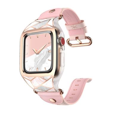 Ремешок с чехлом i-Blason Cosmo Wristband Case for Apple Watch 4/5/6/SE (40mm) - Marble (IBL-AW40-COS-M), цена | Фото