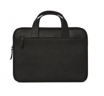 Шкіряна сумка Decoded для MacBook 15-16" - Black (D8SB13WXBK), ціна | Фото