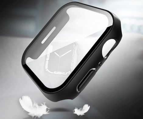 Чехол с защитным стеклом STR для Apple Watch 41 mm (Series 7) - Прозрачный, цена | Фото