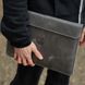 Кожаный чехол ручной работы INCARNE KLOUZ для MacBook Pro 14 (2021 | 2023) M1 | M2 | M3 - Черний, цена | Фото 4