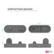 Силиконовая подставка AHASTYLE Silicone Stand 2 in 1 for Apple Watch and iPhone - Pink (AHA-01560-PNK), цена | Фото 5