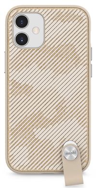 Чехол с ремешком Moshi Altra Slim Case with Wrist Strap Sahara Beige for iPhone 12 mini (99MO117306), цена | Фото