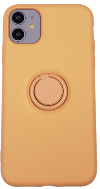Чохол із кільцем-тримачем MIC Ring Holder для IPhone 11 - Yellow, ціна | Фото