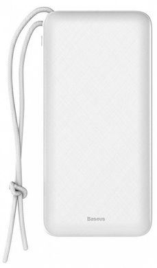 Портативный аккумулятор Baseus Mini Q PD Quick Charger Power Bank 20000mAh White (PPALL-DXQ02), цена | Фото