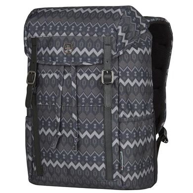 Рюкзак для ноутбука Wenger Cohort 16", (Black Native Print), ціна | Фото