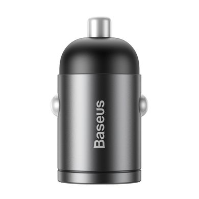 Автомобільний зарядний пристрій Baseus Tiny Star Mini USB port 30W Quick Car Charger - Black (VCHX-A0G), ціна | Фото