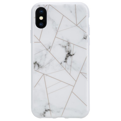 Чехол HABITU Avani White Marble Case for iPhone Xs/X (HWMIXAW), цена | Фото