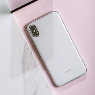 Чохол Moshi iGlaze Slim Hardshell Case Pearl White for iPhone XS Max (99MO113102), ціна | Фото