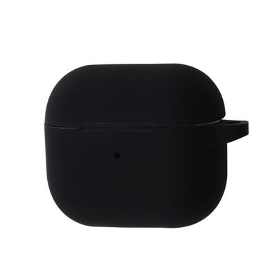 Чохол з карабіном MIC Silicone Case with Carabiner for AirPods 3 - Black, ціна | Фото