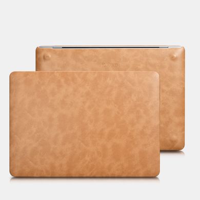 Шкіряний чохол-накладка iCarer Microfiber Slim Series for MacBook Air 13 (2018-2020) - Red, ціна | Фото
