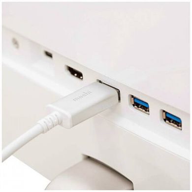 Кабель Moshi USB-C to DisplayPort Cable White (1.5 m) (99MO084102), цена | Фото