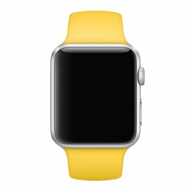 Силиконовый спортивный ремешок STR Sport Band для Apple Watch 42/44/45 mm (S/M) - Black, цена | Фото