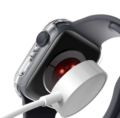 Чохол із захисним склом STR для Apple Watch 41 mm (Series 7) - Прозорий, ціна | Фото