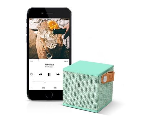 Fresh 'N Rebel Rockbox Cube Fabriq Edition Bluetooth Speaker Indigo (1RB1000IN), цена | Фото