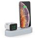 Силиконовая подставка AHASTYLE Silicone Stand 2 in 1 for Apple Watch and iPhone - Pink (AHA-01560-PNK), цена | Фото 1