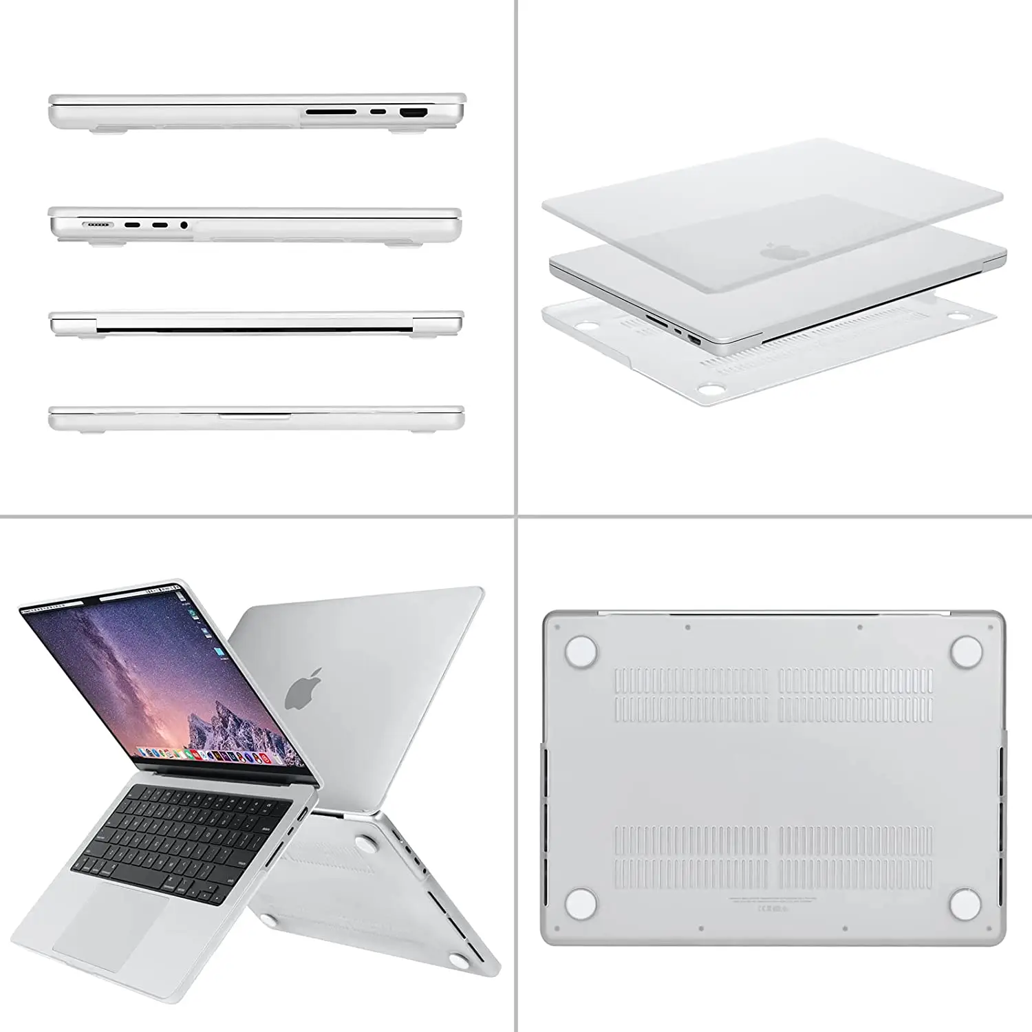 Накладка STR Matte Hard Shell Case for MacBook Pro 16 (2021) - Frost