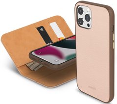 Чехол-книжка Moshi Overture Case with Detachable Magnetic Wallet for iPhone 13 Pro Max - Luna Pink (99MO133304), цена | Фото