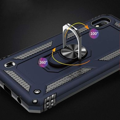 Ударопрочный чехол Serge Ring магнитный держатель для Samsung Galaxy A10 (A105F) - Золотой, цена | Фото