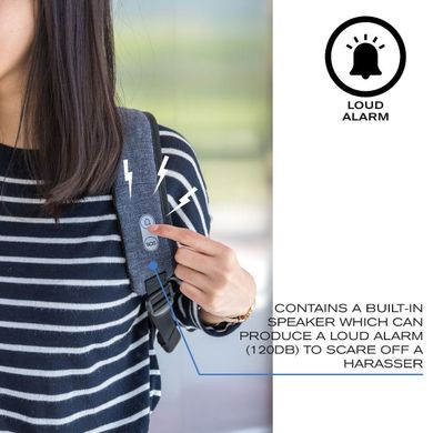 Cathy Anti-harassment Backpack, blue, ціна | Фото
