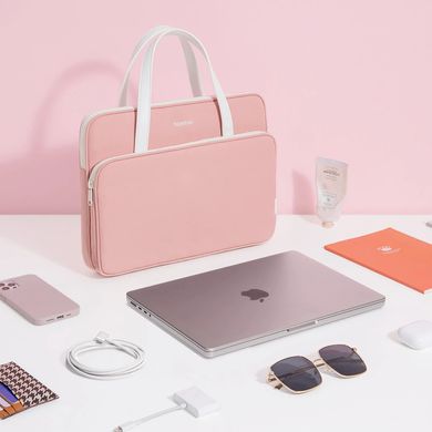Чохол-сумка tomtoc TheHer-H21 Laptop Handbag for MacBook Pro 13 (2016-2022) | Air 13 (2018-2020) | Air 13.6 (2022-2024) M2/М3 - Pink (H21-C01C01), ціна | Фото