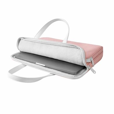 Чехол-сумка tomtoc TheHer-H21 Laptop Handbag for MacBook Pro 13 (2016-2022) | Air 13 (2018-2020) | Air 13.6 (2022-2024) M2/М3 - Pink (H21-C01C01), цена | Фото